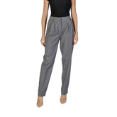 Vila Clothes Gray Polyester Pant -   -  Vila Clothes.